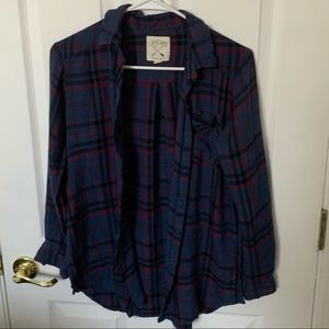 Flannel button down shirt